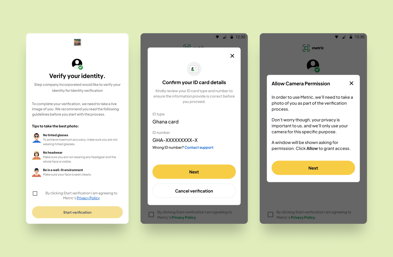 Seamless Customer Verification